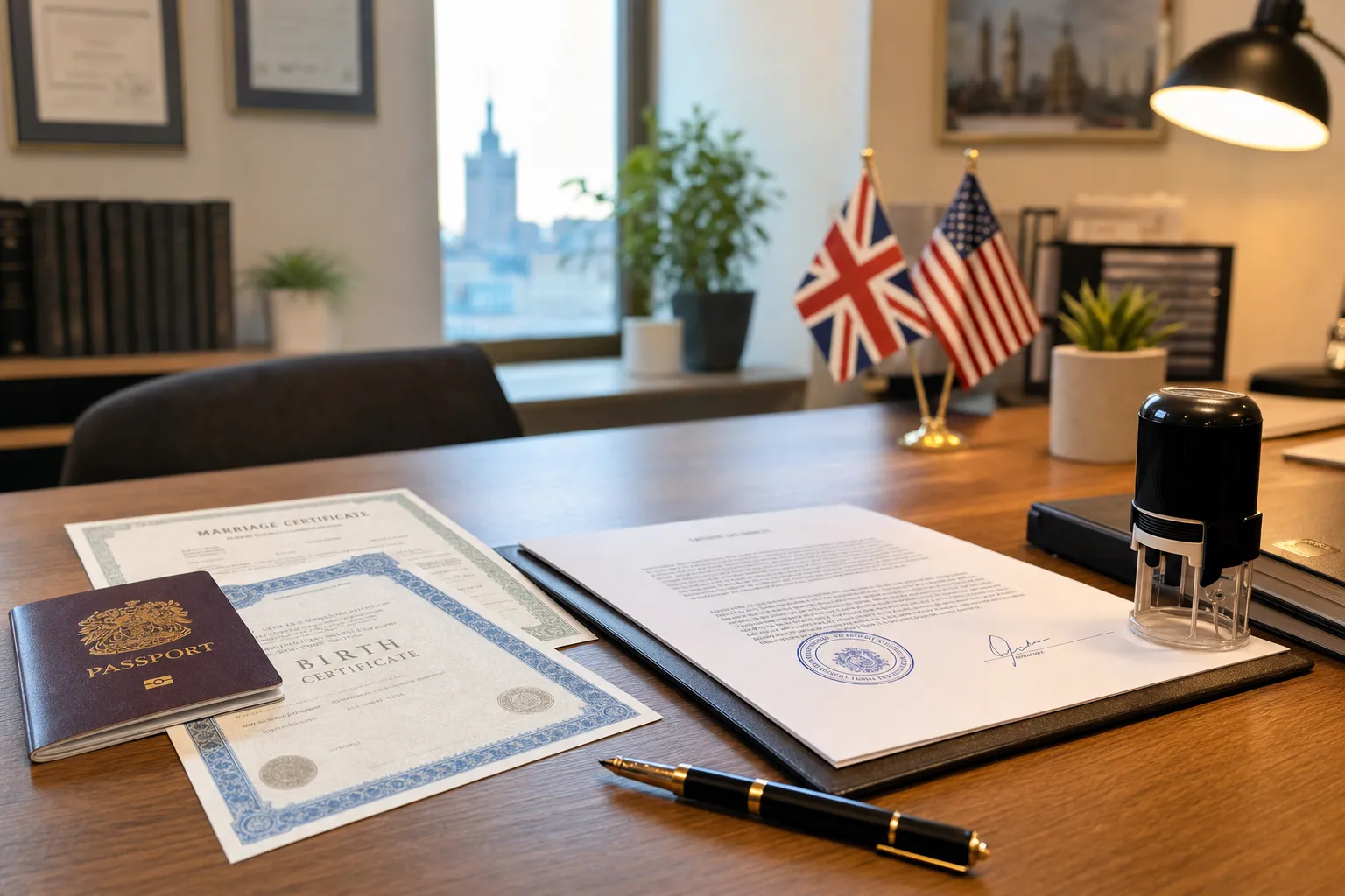Сертифицированный перевод для визы UK / США