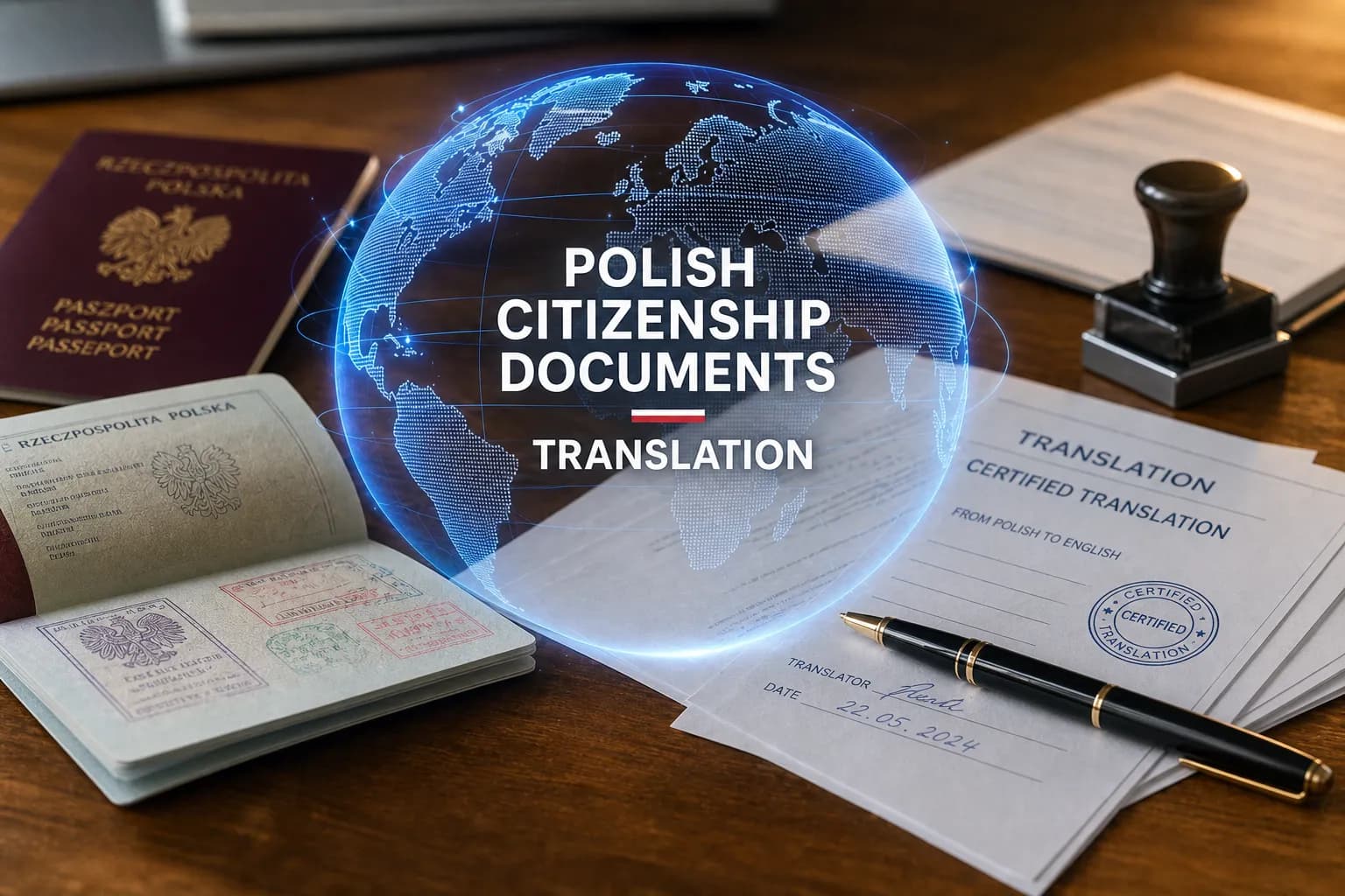 Tłumaczenie przysięgłe dokumentów do obywatelstwa polskiego — akty stanu cywilnego i zaświadczenia