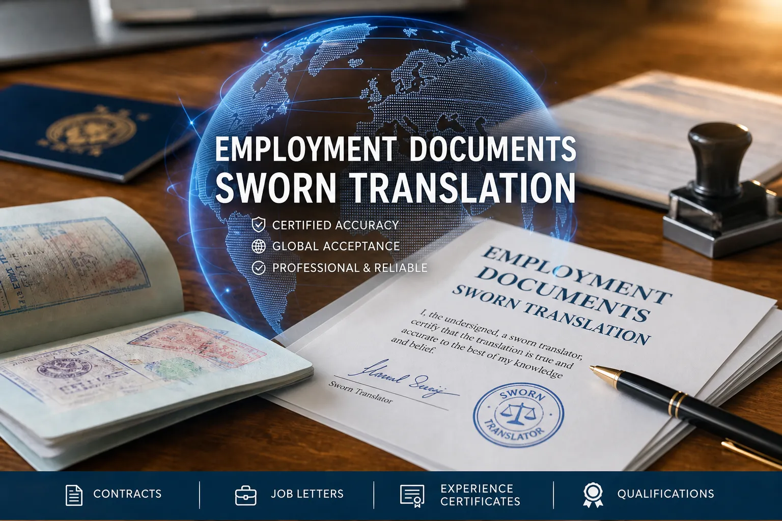 Tłumaczenie przysięgłe dokumentów do pracy w Polsce