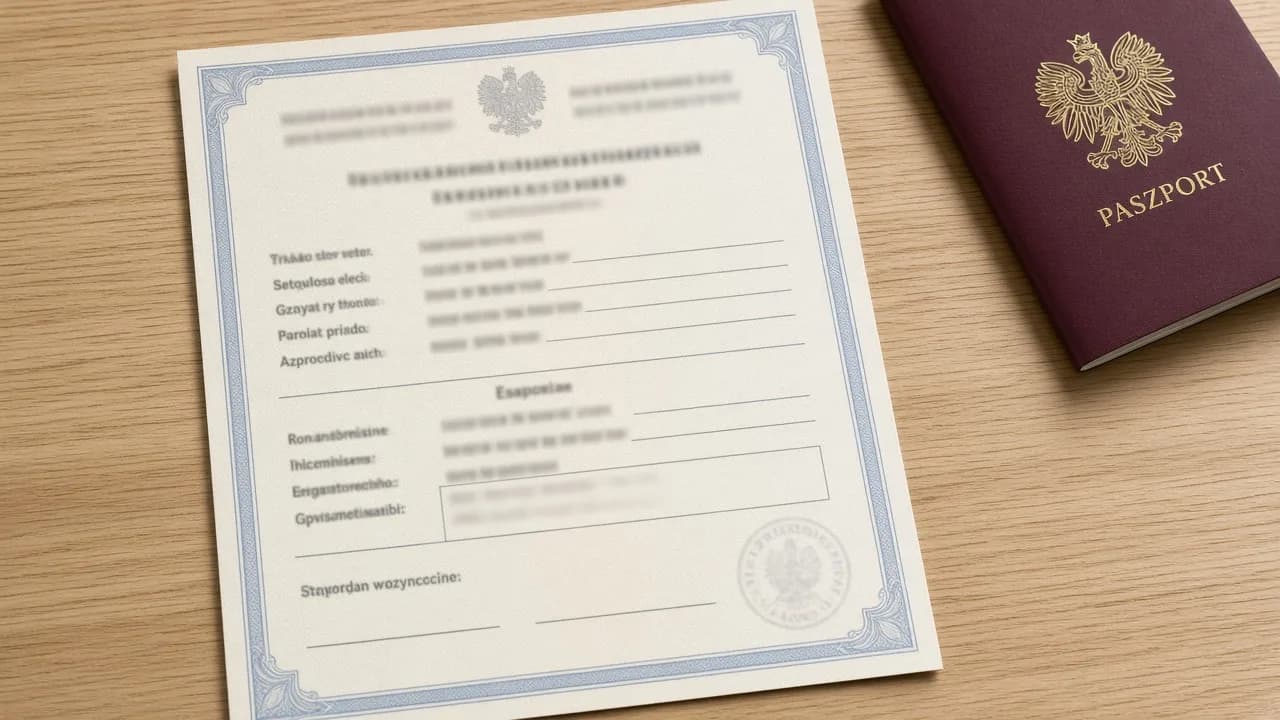 Образец свидетельства (данные размыты), 560×300