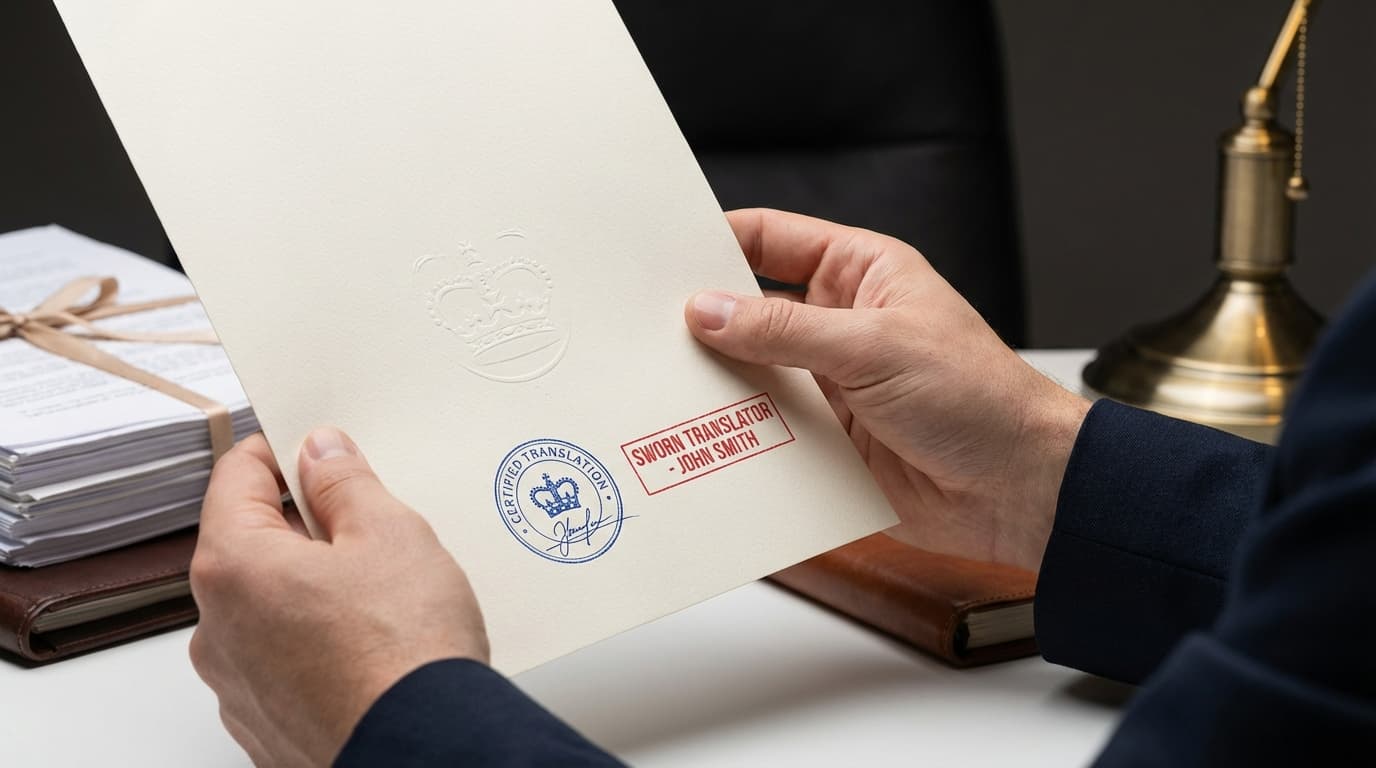 Присяжный перевод с печатью